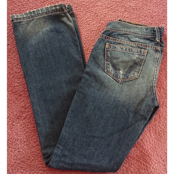Hollister Denim - Women's Vintage Blue Distressed Hollister Jeans